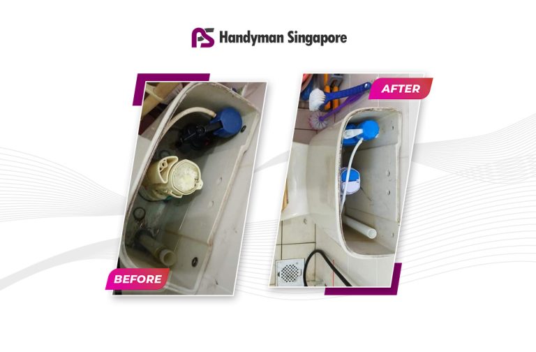 Install Toilet Flushing System In Jalan Besar PS Handyman Singapore