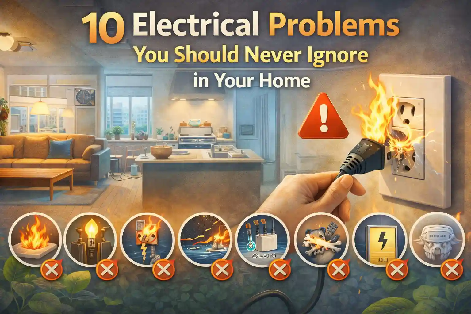 10 Electrical Problems You Should Never Ignore in Your Home