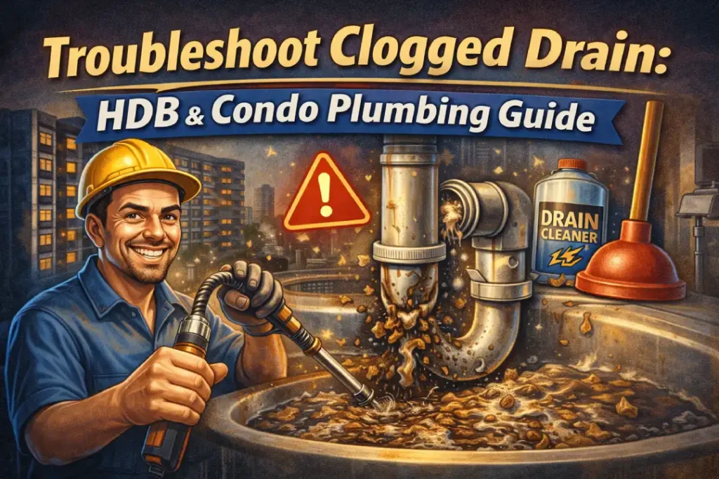 Troubleshoot Clogged Drain: HDB & Condo Plumbing Guide